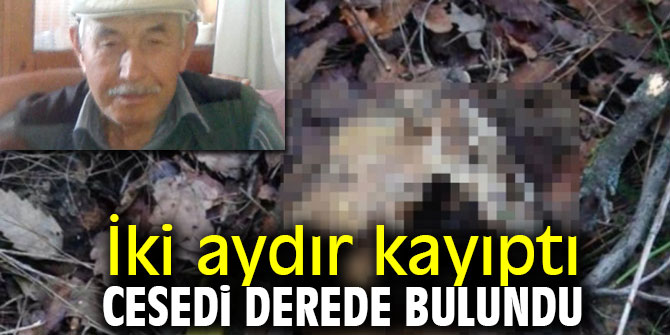 Derede parçalanmış halde bulundu