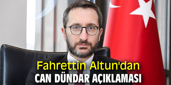 Altun'dan flaş Can Dündar açıklaması