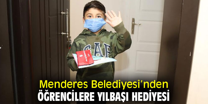 Menderes Belediyesi’nden Öğrencilere Yılbaşı Hediyesi