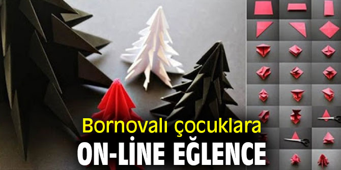 Bornovalı çocuklara on-line eğlence