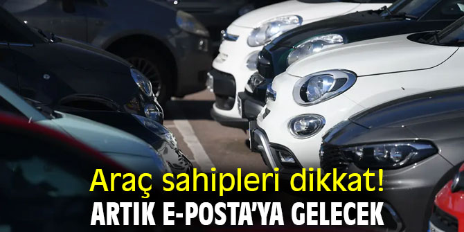 Trafik cezaları artık e-posta’ya gelecek