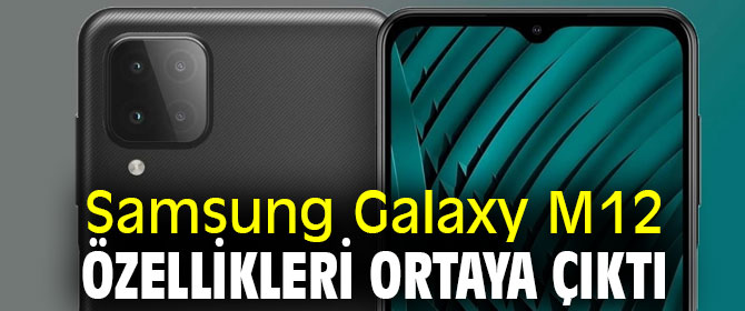 Samsung Galaxy M12 özellikleri!