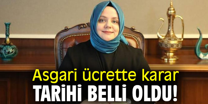 Asgari ücrette karar tarihi belli oldu! 