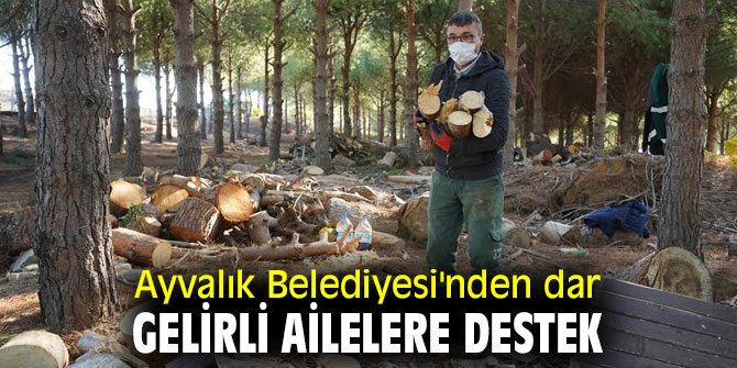 Ayvalık Belediyesi'nden dar gelirli ailelere destek