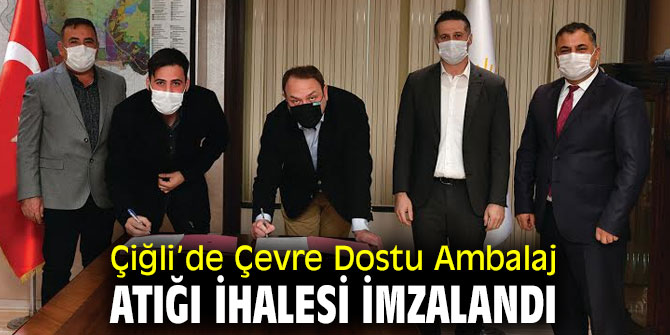  Çiğli’de Çevre Dostu Ambalaj Atığı İhalesi İmzalandı