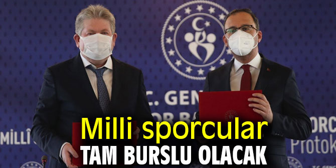 Milli sporcular tam burslu olacak
