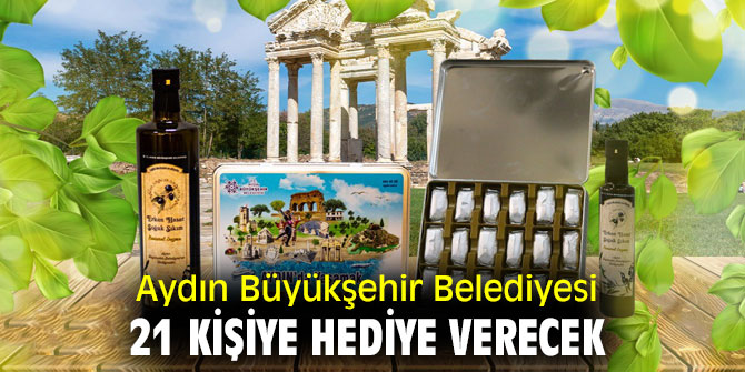 Aydın Büyükşehir Belediyesi, 21 kişiye hediye verecek