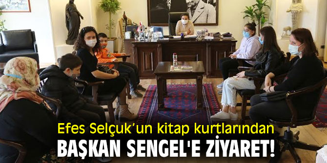 Efes Selçuk’un kitap kurtlarından Başkan Sengel'e ziyaret!