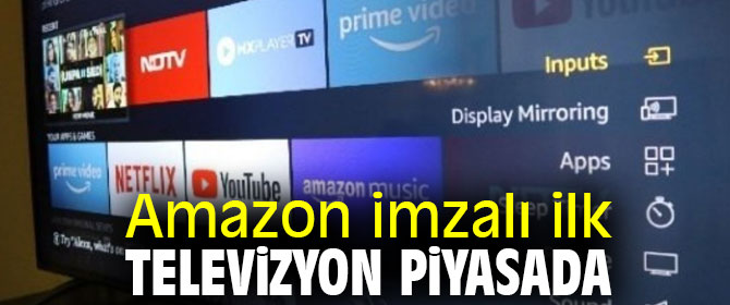 Amazon imzalı ilk televizyon iddialı özelliklerle geliyor