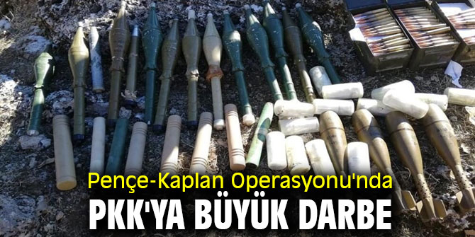 Pençe-Kaplan Operasyonu'nda PKK'ya büyük darbe