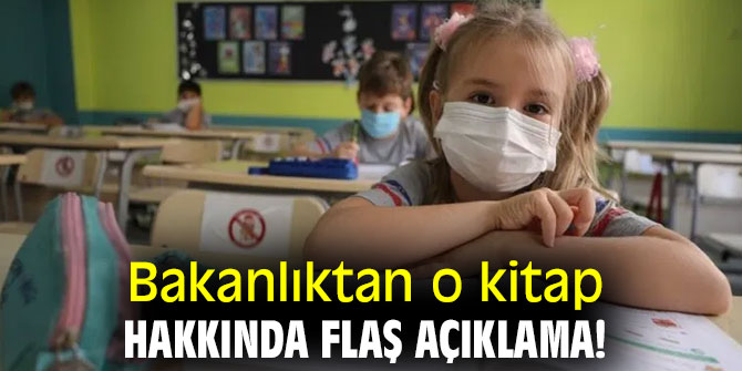 Bakanlıktan o kitap hakkında flaş açıklama!