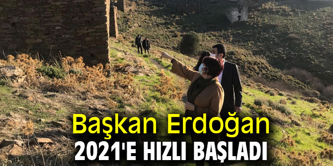 Başkan Erdoğan 2021'e hızlı başladı