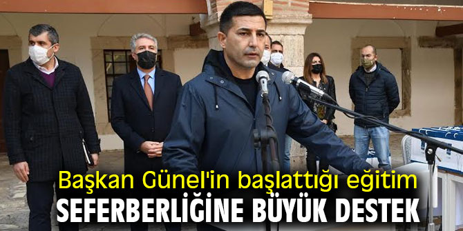 Başkan Günel'in başlattığı eğitim seferberliğine büyük destek