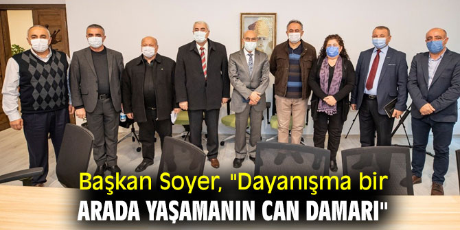 Başkan  Soyer, Alevi Bektaşi Federasyonu temsilcilerini ağırladı