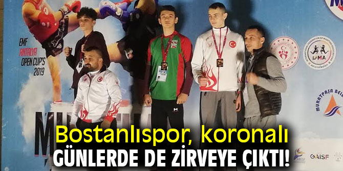 Bostanlıspor, koronalı günlerde de zirveye çıktı!