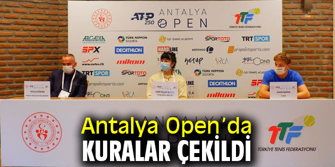 Antalya Open’da Kuralar Çekildi