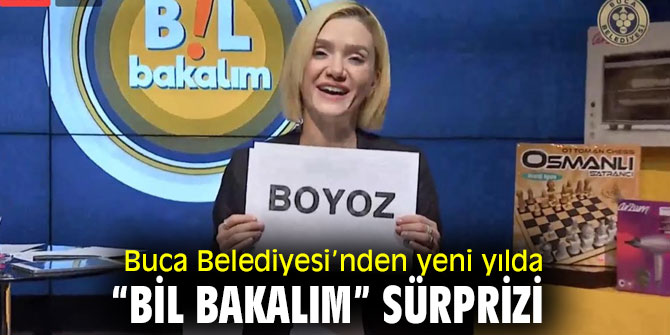 Buca Belediyesi’nden yeni yılda “Bil Bakalım” sürprizi 