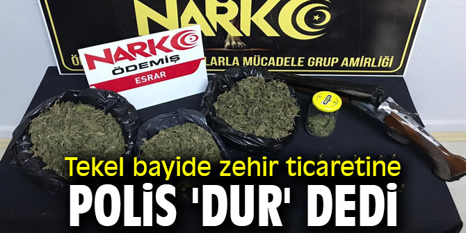 İzmir'de tekel bayide uyuşturucu satan esnaf yakalandı
