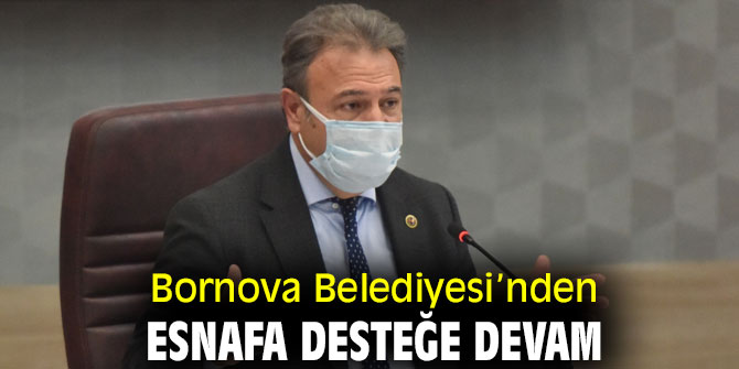 Bornova Belediyesi’nden esnafa desteğe devam      