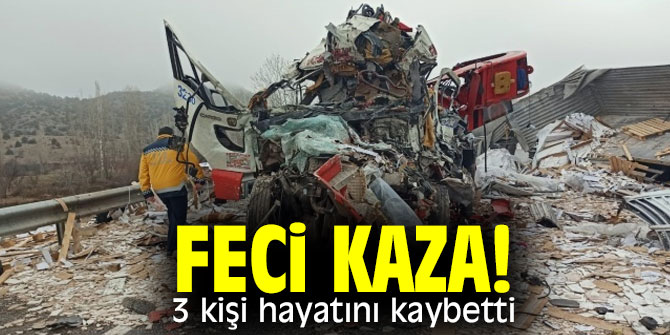 Feci kaza! 3 kişi hayatını kaybetti