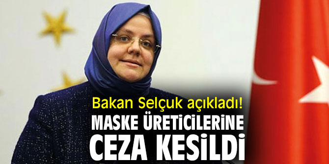 Maske üreticilerine ceza kesildi