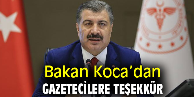 Bakan Koca’dan 10 Ocak mesajı!