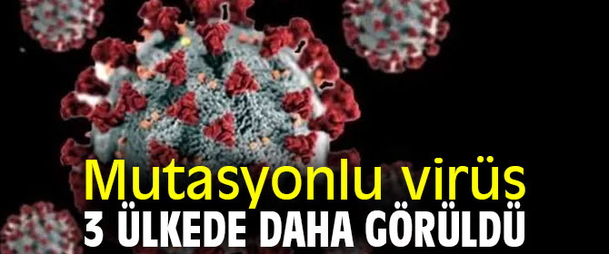 Mutasyonlu virüse 3 ülkede daha rastlandı