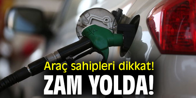 Araç sahipleri dikkat! Benzine zam yolda
