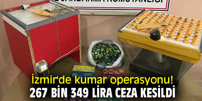 İzmir'de kumar operasyonu!