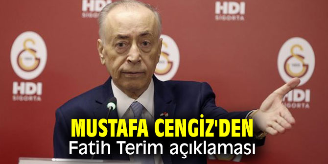 Mustafa Cengiz'den Fatih Terim açıklaması!