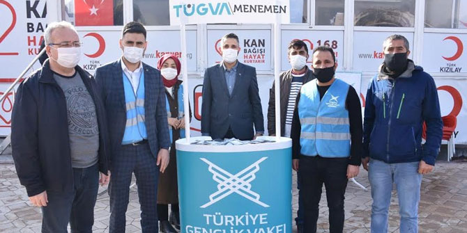 TÜGVA Menemen, Kan Bağışı Kampanyasına Destek Verdi
