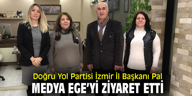 Doğru Yol Partisi İzmir İl Başkanı Pal, Medya Ege’yi ziyaret etti