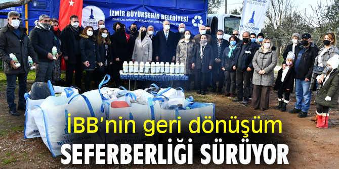 İzmir Büyükşehir’in geri dönüşüm seferberliği sürüyor