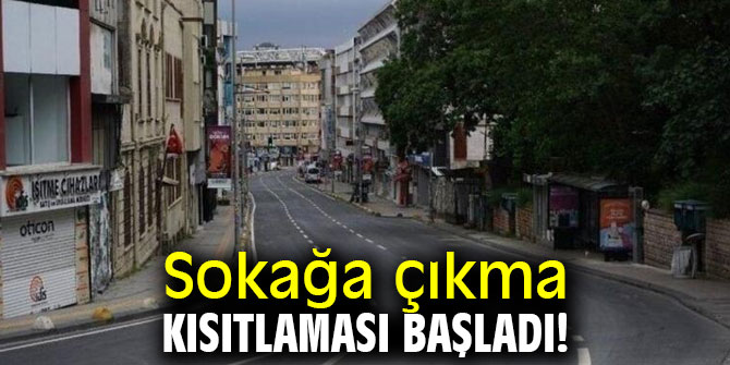 20 Ocak sokağa çıkma yasağı başladı