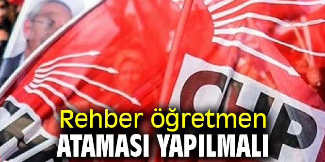 Rehber öğretmen ataması yapılmalıdır