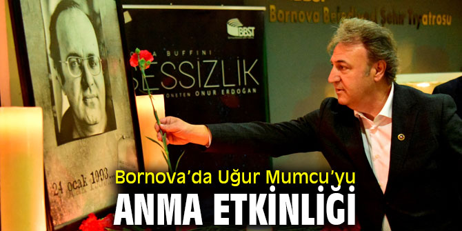 Bornova’da Uğur Mumcu’yu anma etkinliği