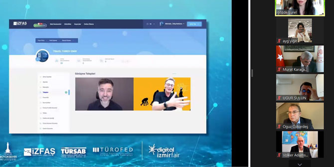 İzmir’in turizm stratejisi sanal platformlarda tanıtılıyor