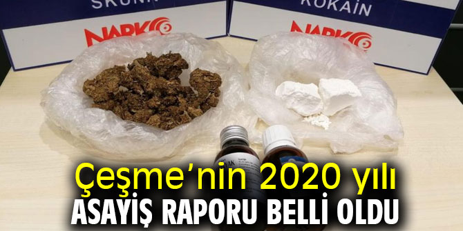 Çeşme’nin 2020 yılı asayiş raporu açıklandı!