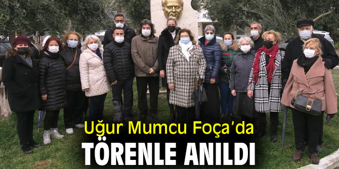 Uğur Mumcu Foça’da törenle anıldı…