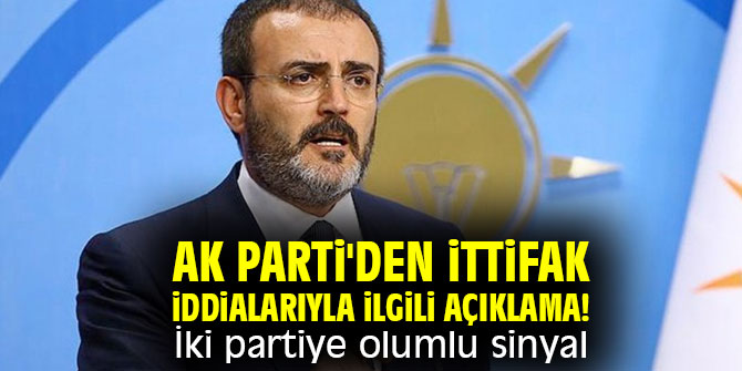 AK Parti'den ittifak iddialarıyla ilgili flaş açıklama!