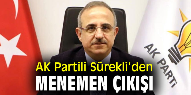 AK Partili Sürekli’den Menemen çıkışı