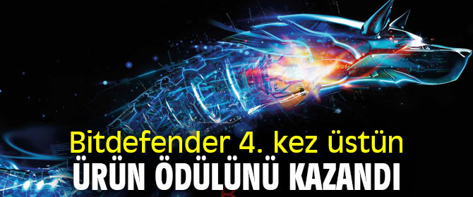 Bitdefender 4. kez üstün ürün ödülünü kazandı