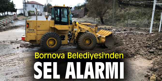 Bornova Belediyesi'nden sel alarmı