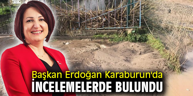 Başkan Erdoğan Karaburun'da incelemelerde bulundu