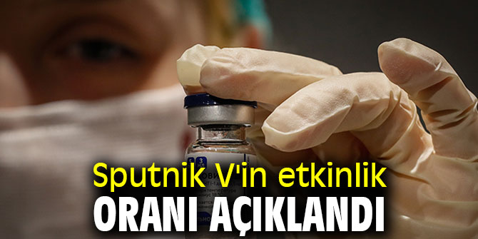 Sputnik V'in etkinlik oranı açıklandı