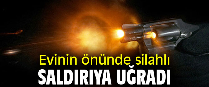 İzmir'de silahlı saldırı 1 yaralı!
