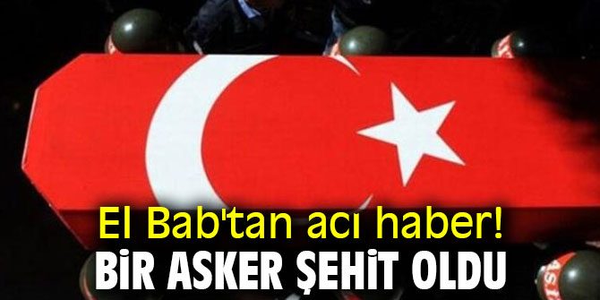Bakan Soylu açıkladı! Bir asker şehit oldu