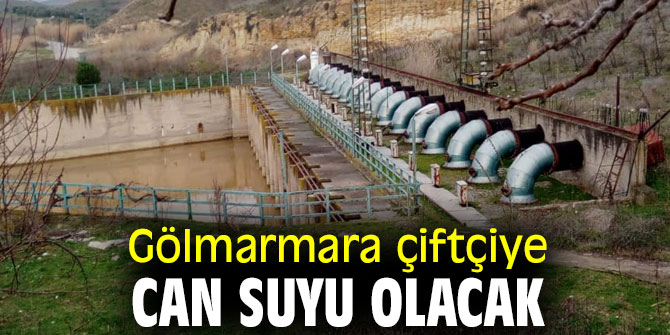Gölmarmara çiftçiye can suyu olacak