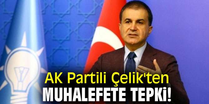 AK Partili Çelik'ten muhalefete tepki!