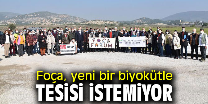 Foça, yeni bir biyokütle tesisine karşı